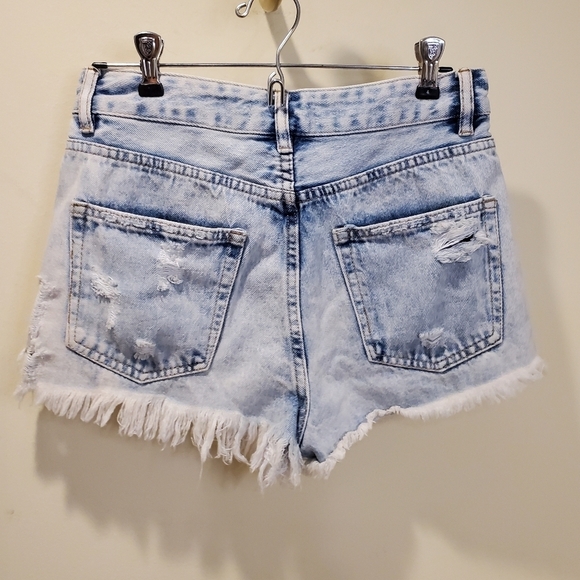 SWS Denim Co. High Rise Distressed short size 3 - Picture 6 of 13